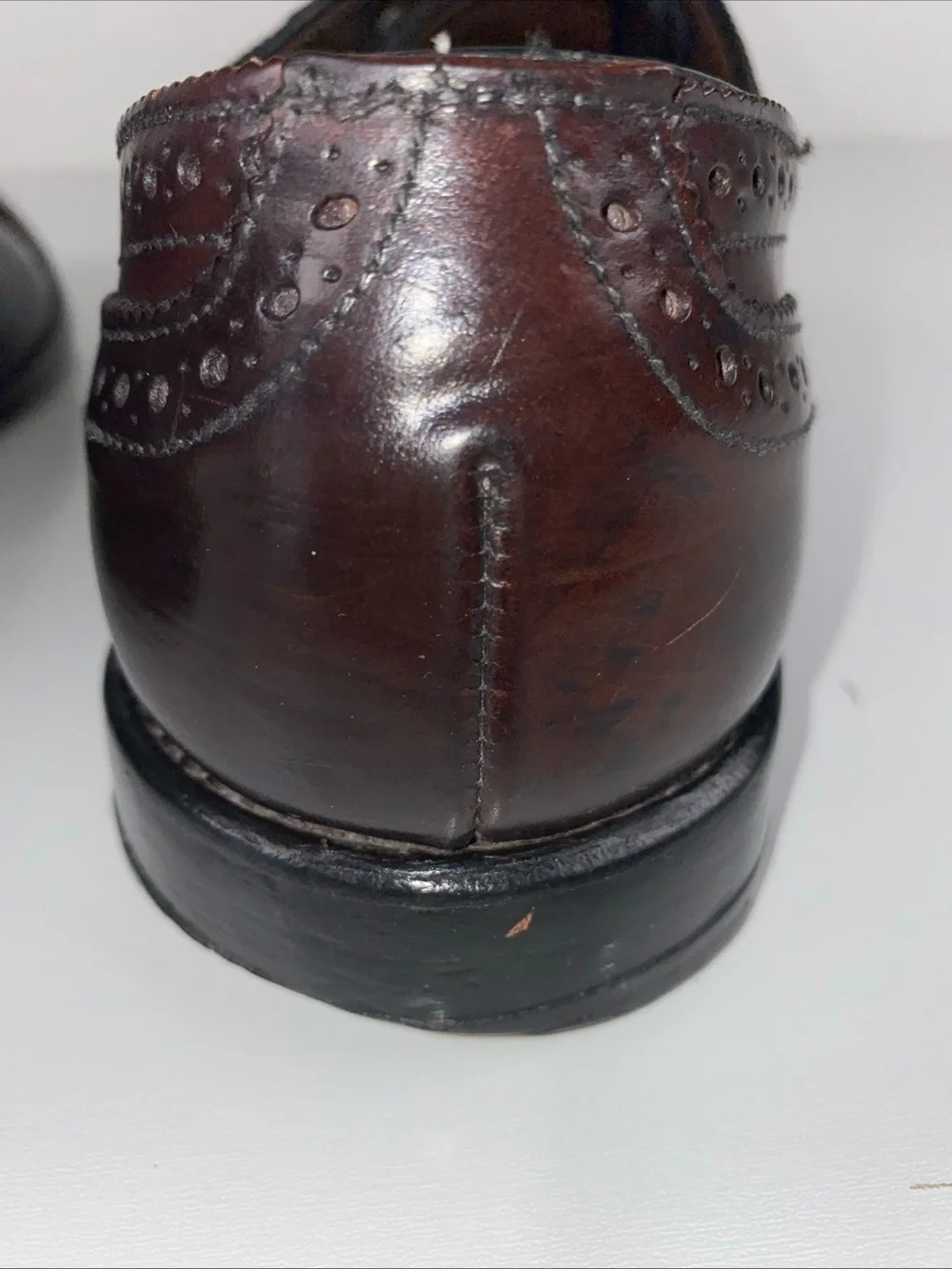 Allen Edmonds Sanford 5297 Shell Cordovan Burgundy‎ Cap Toe Men’s 9D Vintage 95